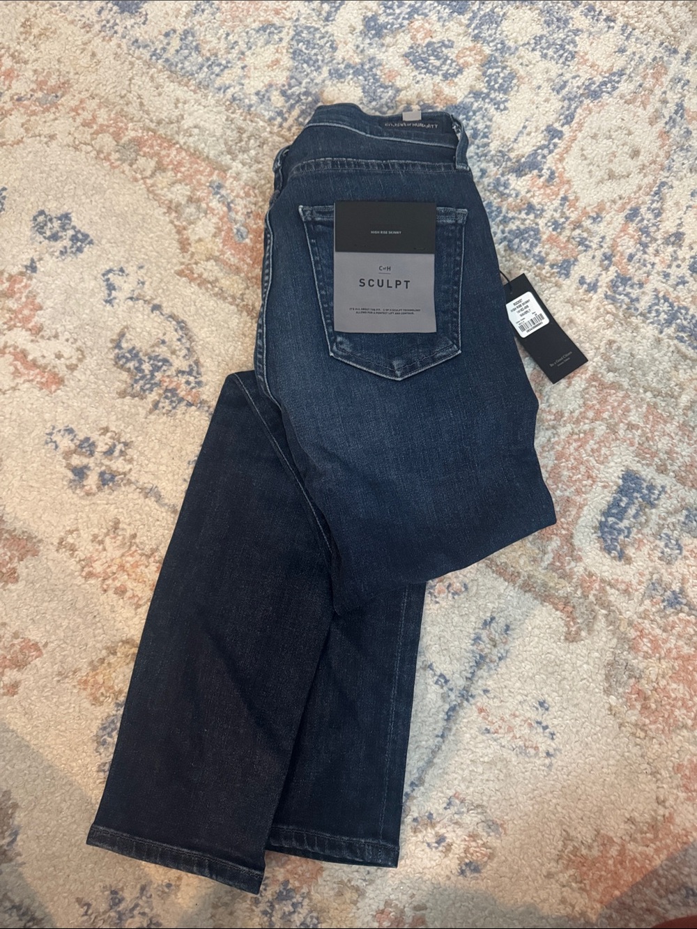 Citizens Of Humanity Sculpt Slim Straight Jeans in Dark Blue